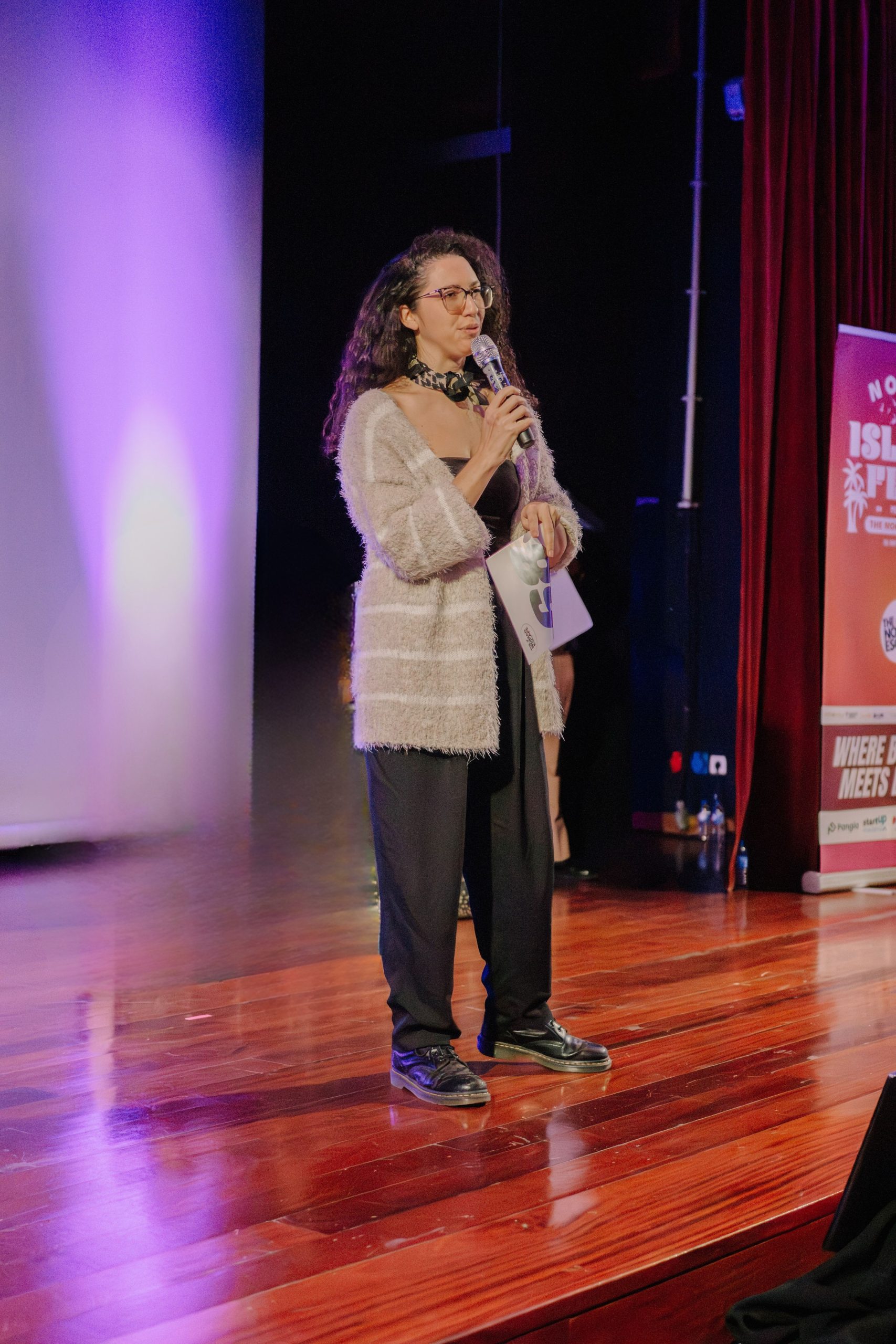 Cara Laban on stage